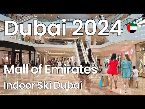 Dubai Mall of Emirates [4K] - Stunning Walking Tour Guide Of Dubai Mall 🇦🇪 UAE