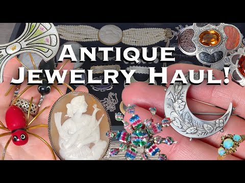 Antique Jewlery Haul-  first video of 2024!