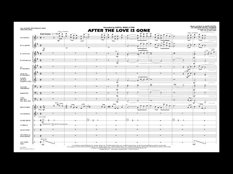 After the Love Has Gone arranged by Paul Murtha