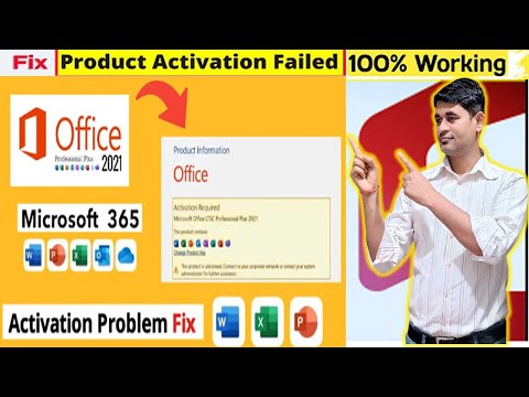 How to Fix Microsoft Office Activation Problem | MS Office 2021/365 (Product Activation Error/Fix)