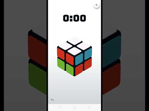 Solve cube only rotate for 2 times || #cube #shorts