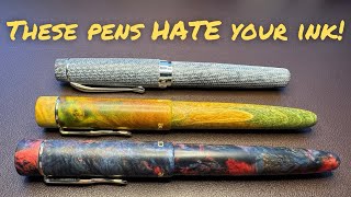 These Fountain Pens Waste Ink: Form Over Function #fountainpens #fountainpen #fountainpencommunity