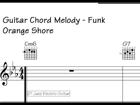 🔲Glee in Guitar Chord Melody: Learn 'Orange Shore' Song