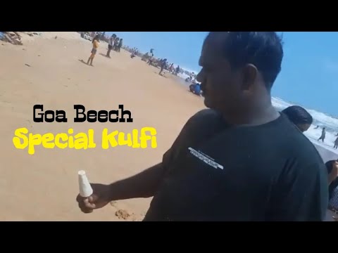 Hard Working Man Selling Kulfi In Goa Beech || Goa Famous Hand Made Kulfi || Indian Street Food