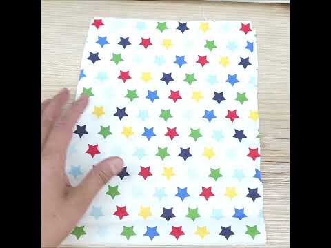 A wonderful sewing experience with starry fabric. Do it yourself...  #fabriccutting #sewing