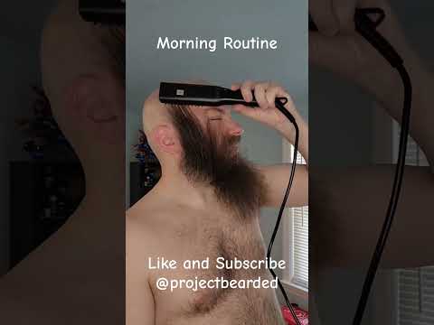 Morning Beard Routine #bearding #beard #beards #beardstyle #barber #menshealth #beardmaintenance