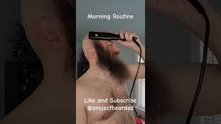 Morning Beard Routine #bearding #beard #beards #beardstyle #barber #menshealth #beardmaintenance