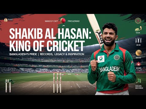 शाकिब अल हसन  बांग्लादेश क्रिकेट का अल राउंडर allrounder hakib Al Hasan biography in Hindi