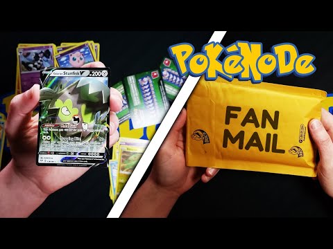 I PULLED THIS FROM A GREEN CARD!!! | Opening Pokemon Fan Mail