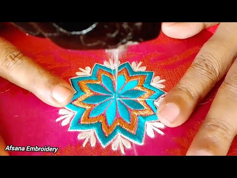 how to do embroidery with simple sewing machine