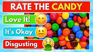 Rate the Candy Challenge | Ultimate Candy Tier List 🍬🍭