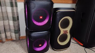 JBL Partybox Club 120 vs Dual Partybox Encore TWS  (Double Stacked) Off Battery🎭 2 on 1 Action!🧑‍🧒‍🧒