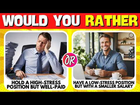 Would You Rather? Jobs Edition Hardest Choices 🧑‍🔬👷 | Random Quizzes