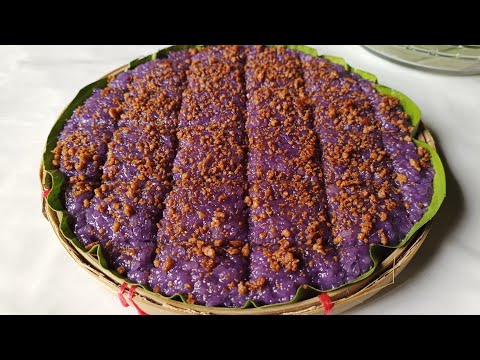 Ube biko sa bilao