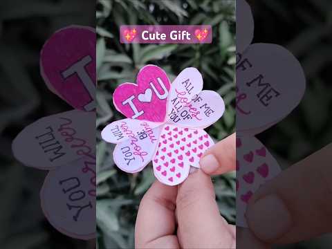 DIY Cute Gift Idea 💖 #giftideas #cardmaking #craft #art #liart