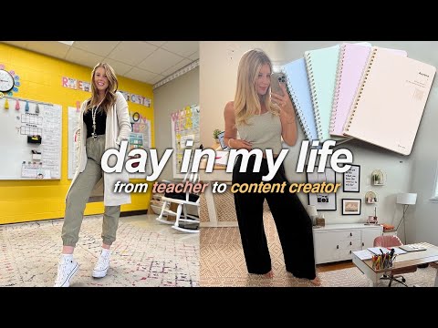 A DAY IN MY LIFE | *PRODUCTIVE* routine after I quit teaching | VLOG