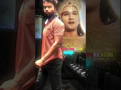 jab thk yeh dhura mere hathon me hai || Sri Krishna motivation || gym editing || 100k special 🤩🙏👉❤️