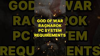 God of War Ragnarok PC System Requirements