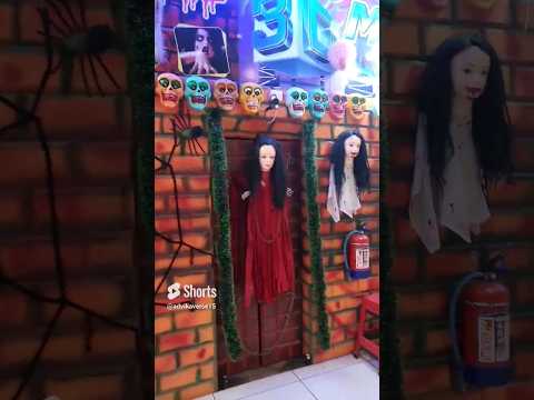 Horror house👹😳 inside mall #horrorshorts #mall #shorts #noida  #youtubeshorts #fun #enjoy #kidsvideo