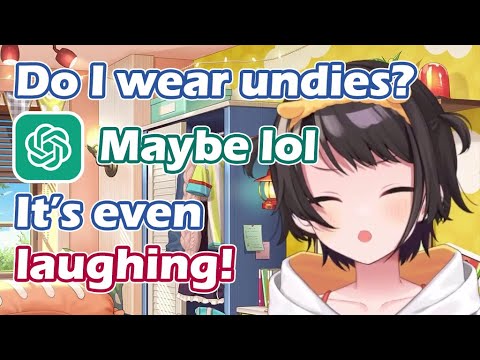 Even ChatGPT teases Subaru on not wearing undies [hololive/ENG Sub]