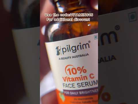 Reduce dark spots in just 3 days/ pilgrim 10% vitamin C serum #ad #vitamincserum #pilgrim #skincare