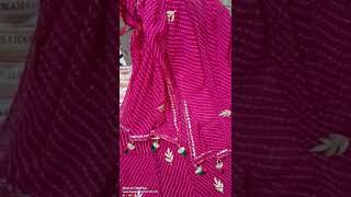 lahriya gota work lahnga #festivefever#lahriya#jaipuri#gota#functional#pink