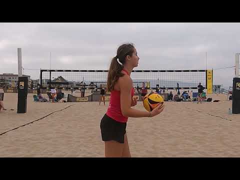 2022 AVPJunior Nationals - Girls 18U Day 1 Pool - Skale/Niederman vs Edwards/Schrock Set 2