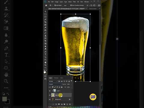 PHOTOSHOP TUTORIAL ADD WATER RIPPLES ON GLASS #howtochangephotobackgroundinphotoshop