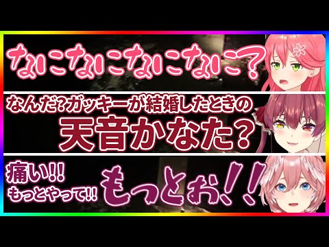 【地獄銭湯】ルイ姉だけ鞭打ちの反応がおかしい【ホロライブ/さくらみこ・宝鐘マリン・鷹嶺ルイ/切り抜き】