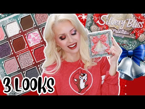 NEW ODEN'S EYE SILVERY BLISS PALETTE 3 LOOKS TUTORIAL | Steff's Beauty Stash