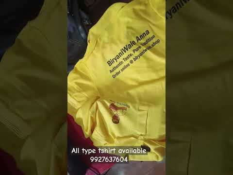 Customise T-Shirt printing  restaurant T-shirt printing #tshirtprinting