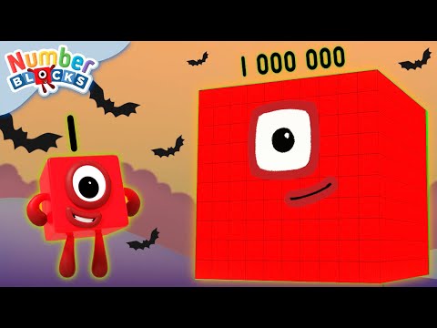 🦇 1 to 1,000,000 Halloween Extravaganza! 🕸️ | Learn to Count | @Numberblocks