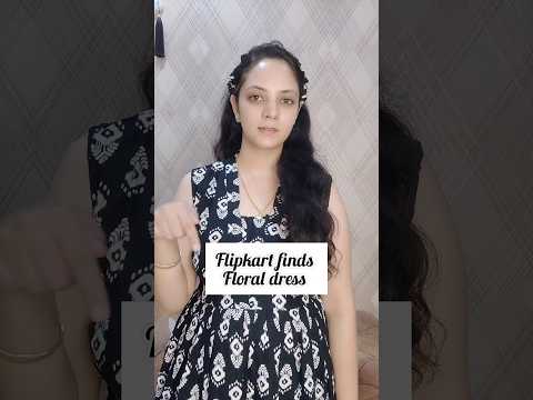 Flipkart finds floral long dress #meeshofind #flipkarthaul #flipkartsale #longdress #shorts #viral