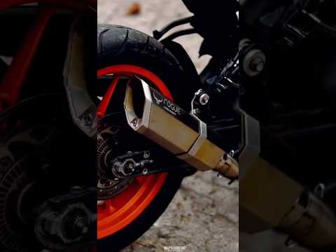 Mind-blowing exhaust for ktm Duke #barrelexhaust