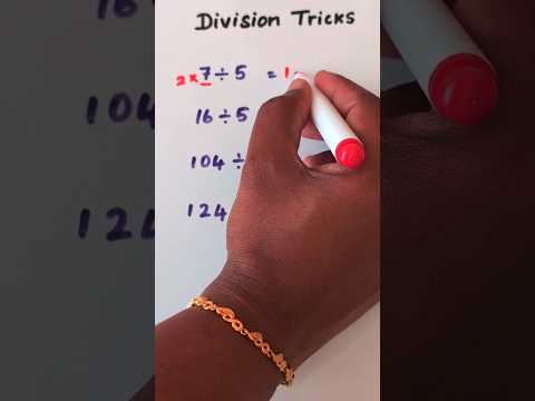 Math Tricks l l Division trick for Non- Divisible by 5 #mathshack #divisiontrick #divisionhacks