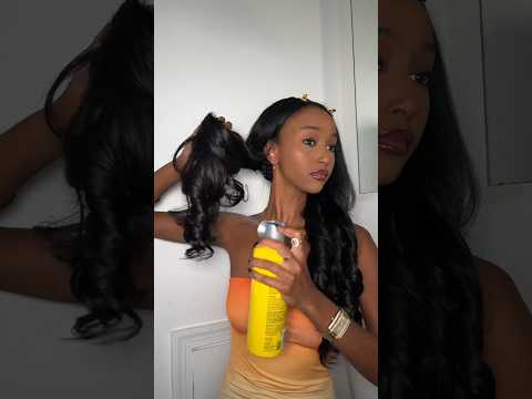 BOUNCY FLAT IRON CURLS #getreadywitme #grwm #beauty #clipins #flatironcurls #hairtutorial #curlyhair