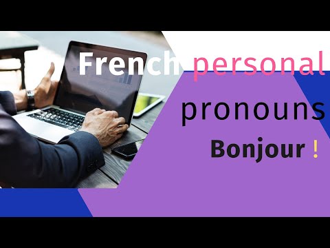 French subject pronouns tips to remember