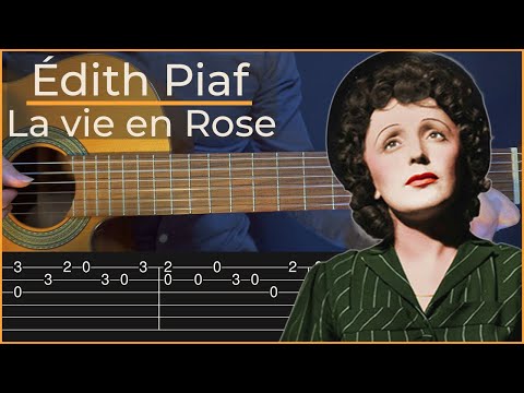 La Vie En Rose - Edith Piaf (Simple Guitar Tab)