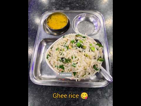 Ghee rice at Sri Udupi Park || #weekend #food #shorts #gheerice #poori