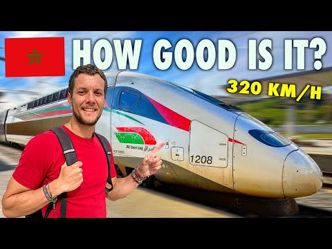 AFRICA'S FIRST BULLET TRAIN IN MOROCCO! 🇲🇦 AL BORAQ (CASABLANCA TO TANGIER)