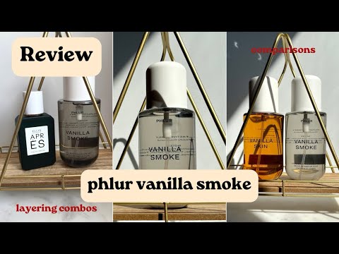 Phlur Vanilla Smoke Fragrance Review - Body Mist Comparisons - Perfume Layering Combos