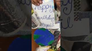 🌍 #earthday #yshorts #artandcraft #shortvideo #school #activitytime #creativity #earthdayspecial