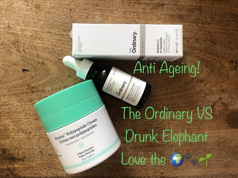 Anti Age Moisturisers! Drunk Elephant vs The Ordinary!