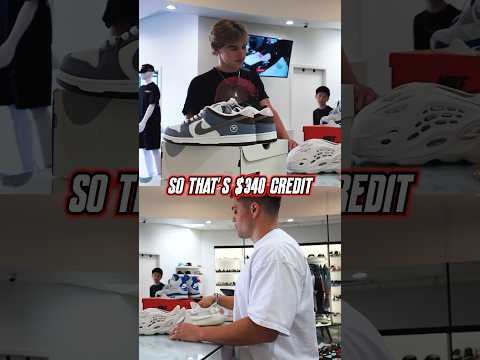 Employee Asks for a CRAZY Sneaker Trade!💀🔥 #shorts #sneakers #sneakerhead #reseller