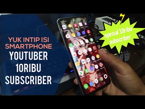 Daftar Aplikasi di smartphone seorang youtuber 10 ribu subscriber