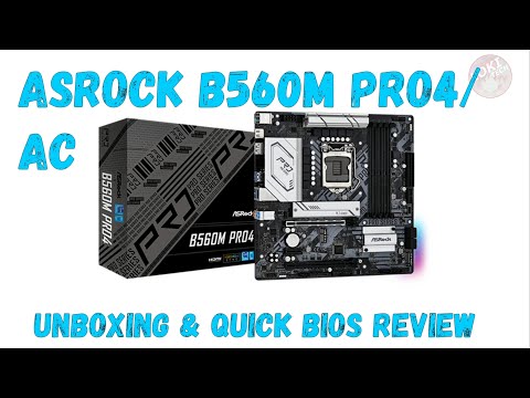 Unboxing Asrock B560M Pro4 Motherboard for Intel 10/11th gen, support memory Overclock!