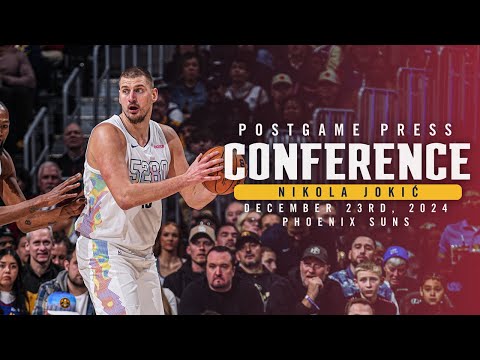 Nikola Jokić Full Postgame Press Conference vs. Phoenix Suns🎙 | 12/23/24