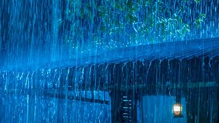 Emotional Healing and Stop Anxiety with Heavy Rain on Roof & Strong Thunder Sounds at Night