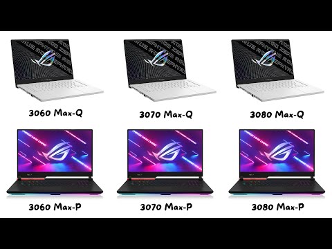 RTX 3000 Laptops Max-Q vs. Max-P - How Much Performance Difference in Games?