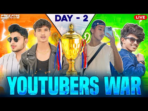 😨YOUTUBERS CS - TOURNAMENT🏆| QUALIFIER 🔴DAY 2 | NG ,TPG , GWK👑| FREE FIRE IN TELUGU #dfg #freefire